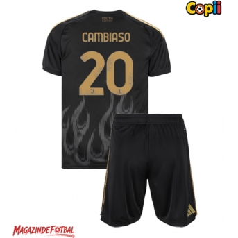 Juventus Andrea Cambiaso #20 Echipament de Fotbal Replică 2026-27 Copii Treilea (+ Șorturi)